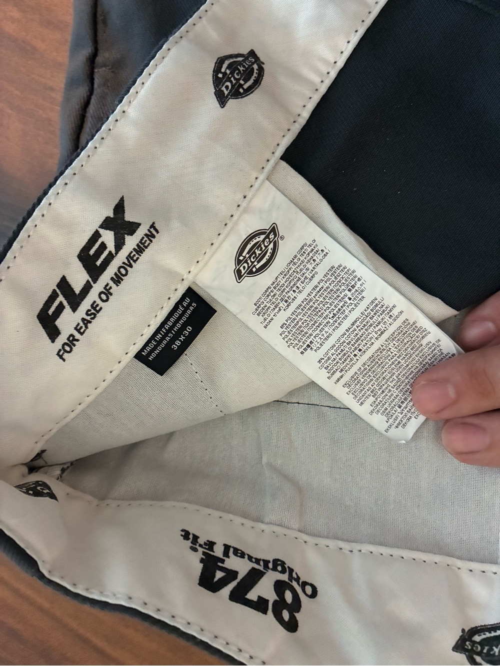 Dickies Grey Pants 874 Flex 38 x 30